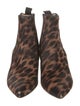 Anna Baiguera Ponyhair Animal Print Chelsea Boots