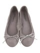 Anna Baiguera Leather Bow Accents Ballet Flats