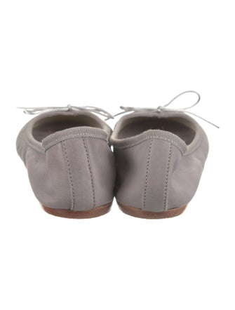 Anna Baiguera Leather Bow Accents Ballet Flats
