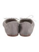 Anna Baiguera Leather Bow Accents Ballet Flats