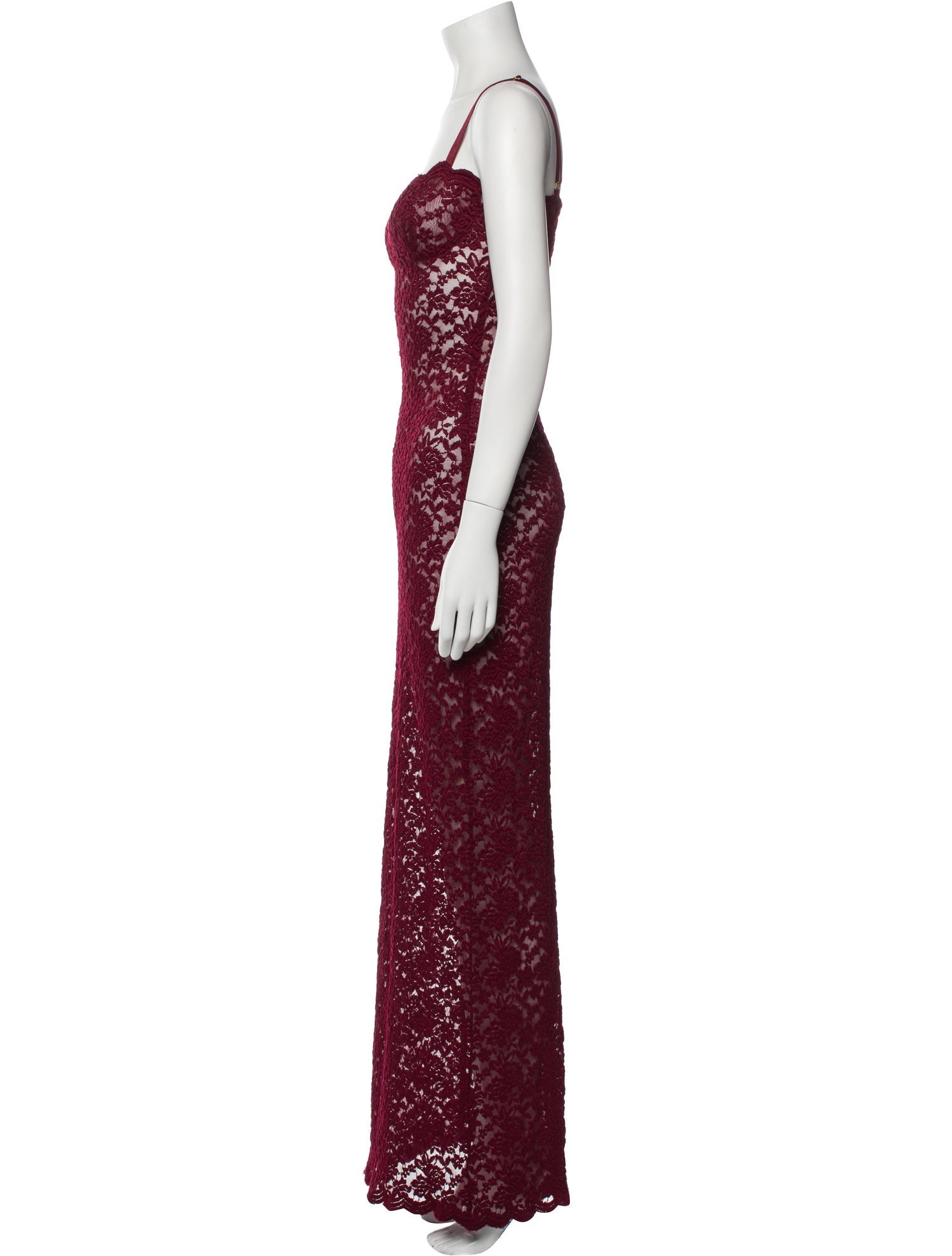 Arcina Ori Lace Pattern Long Dress