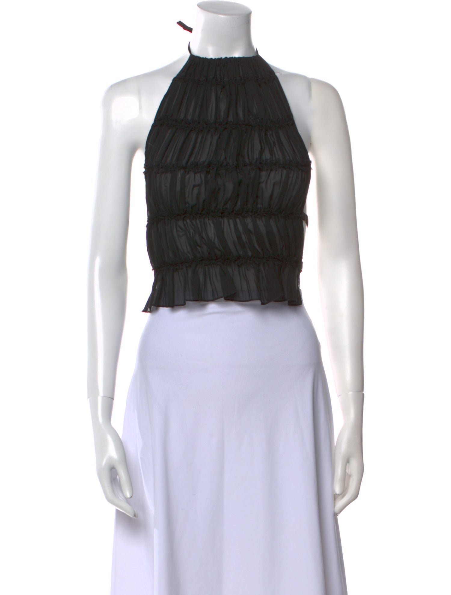 Arcina Ori Halterneck Sleeveless Crop Top