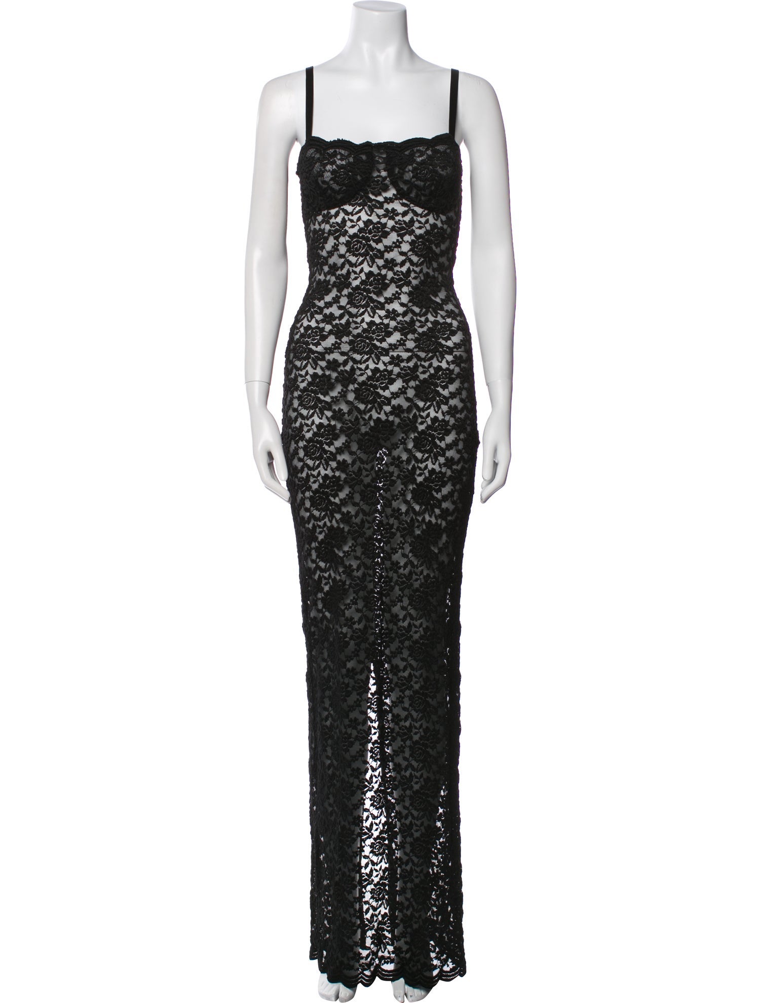 Arcina Ori Lace Pattern Long Dress