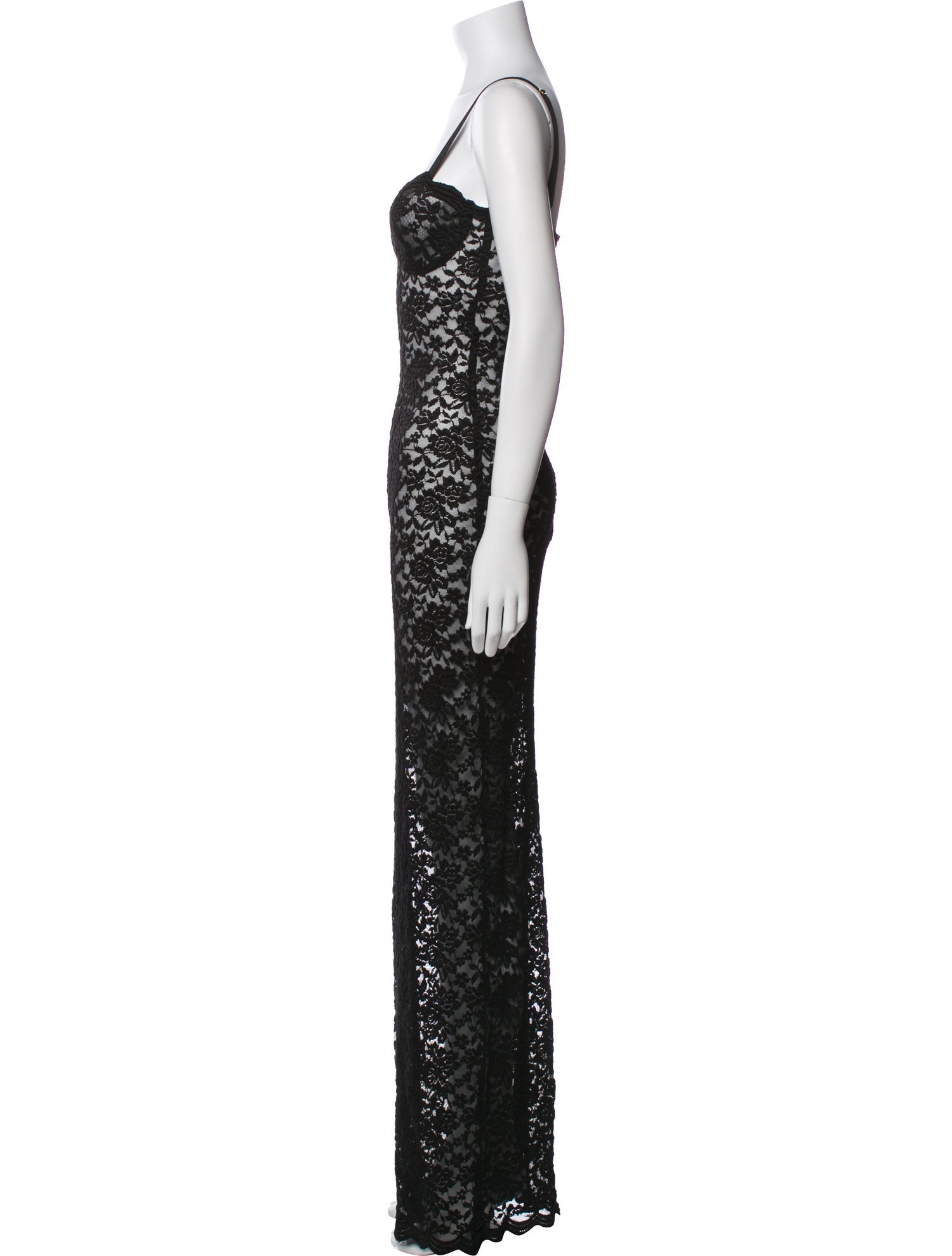 Arcina Ori Lace Pattern Long Dress