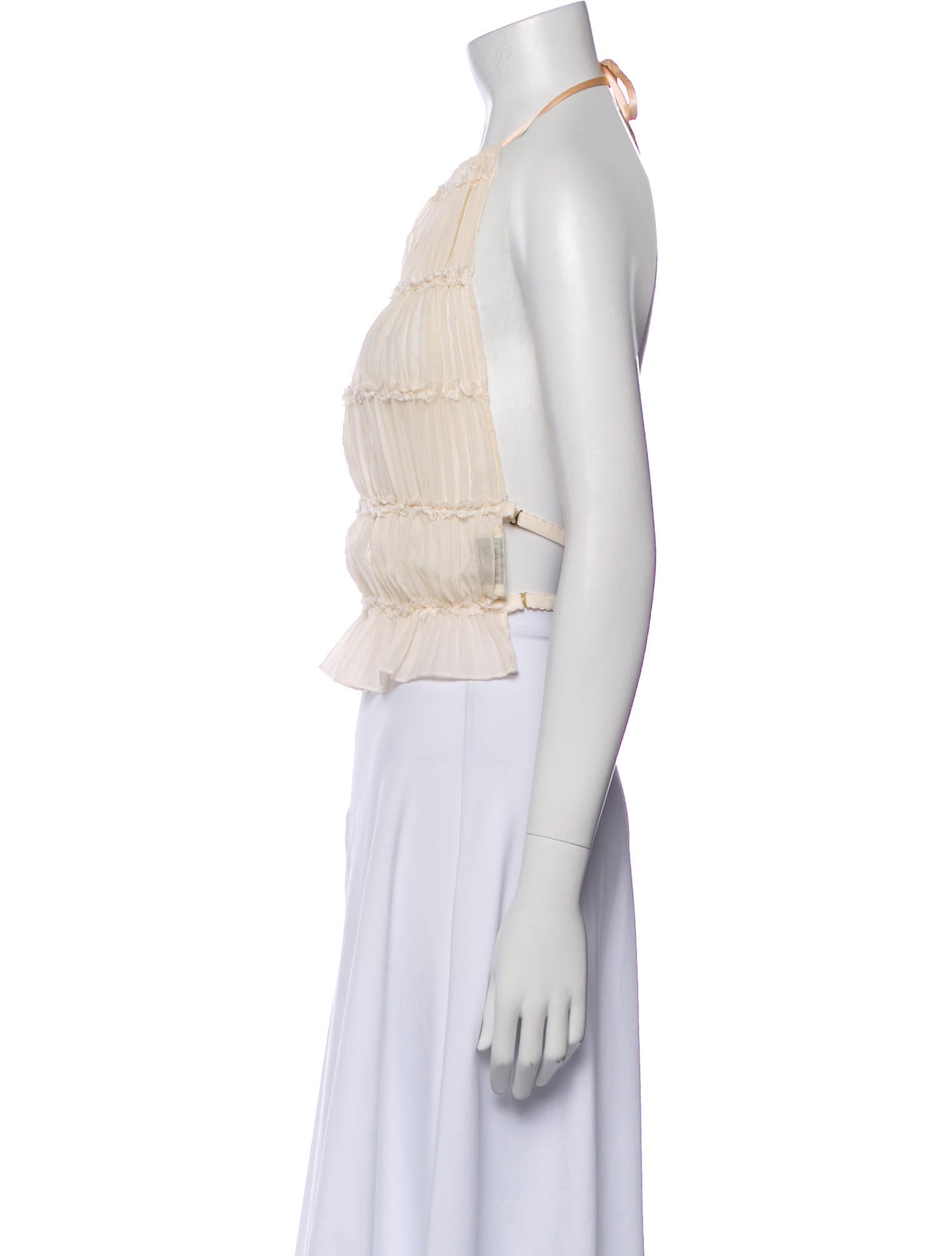 Arcina Ori Halterneck Sleeveless Crop Top