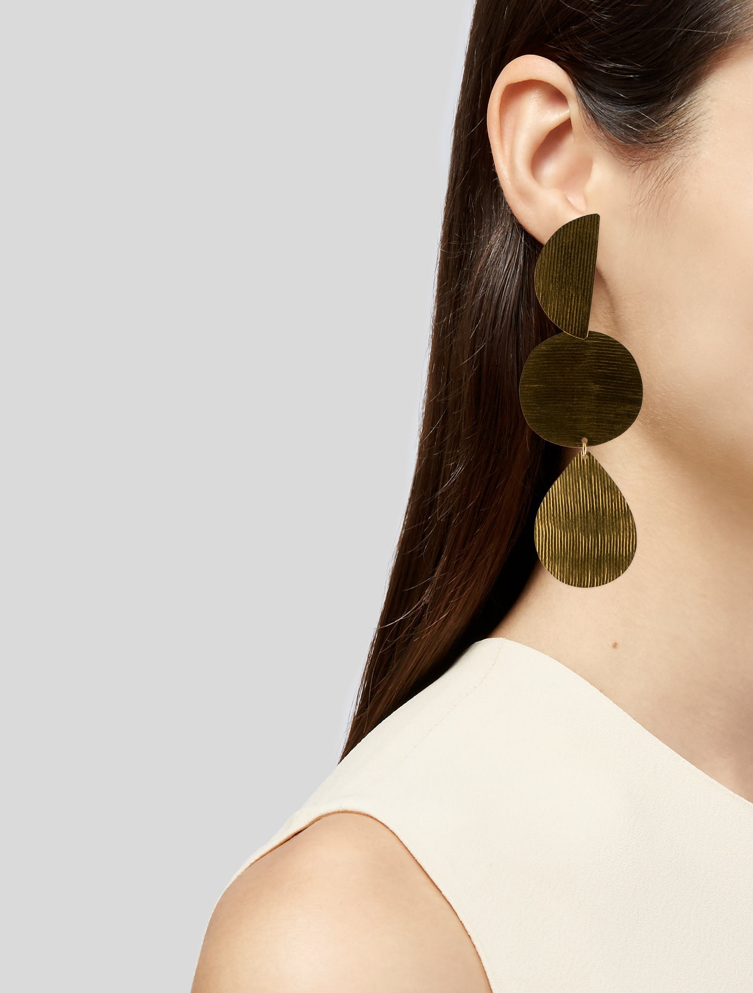 Annie Costello Brown Brown Mattea Earrings