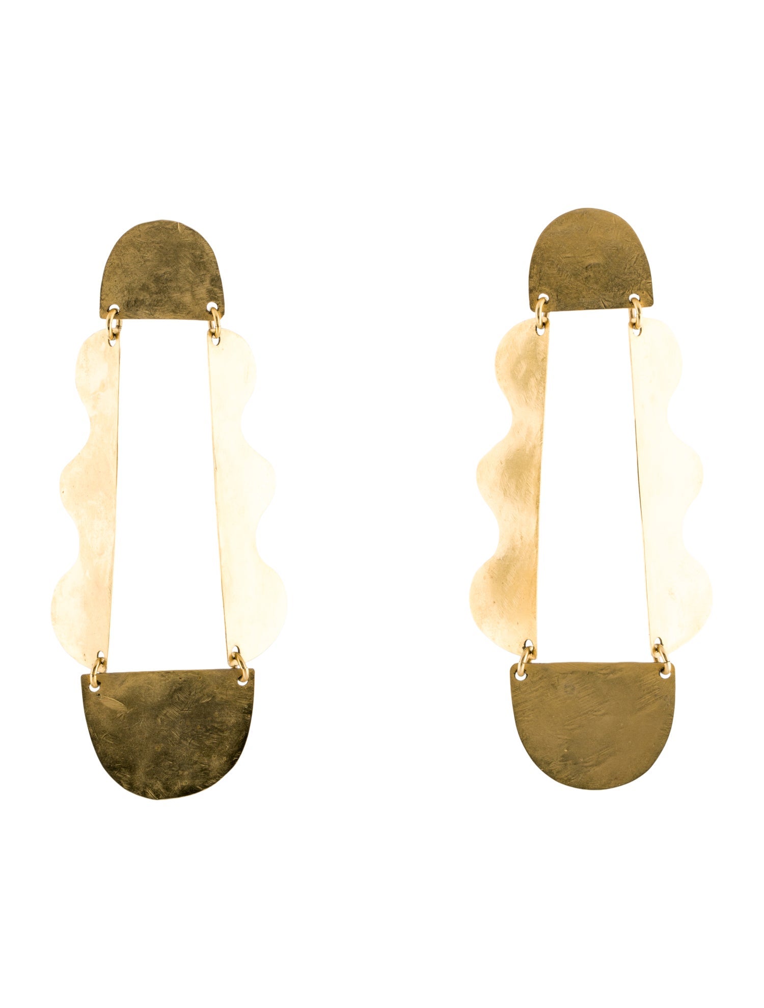 Annie Costello Brown Matisse Drop Earrings