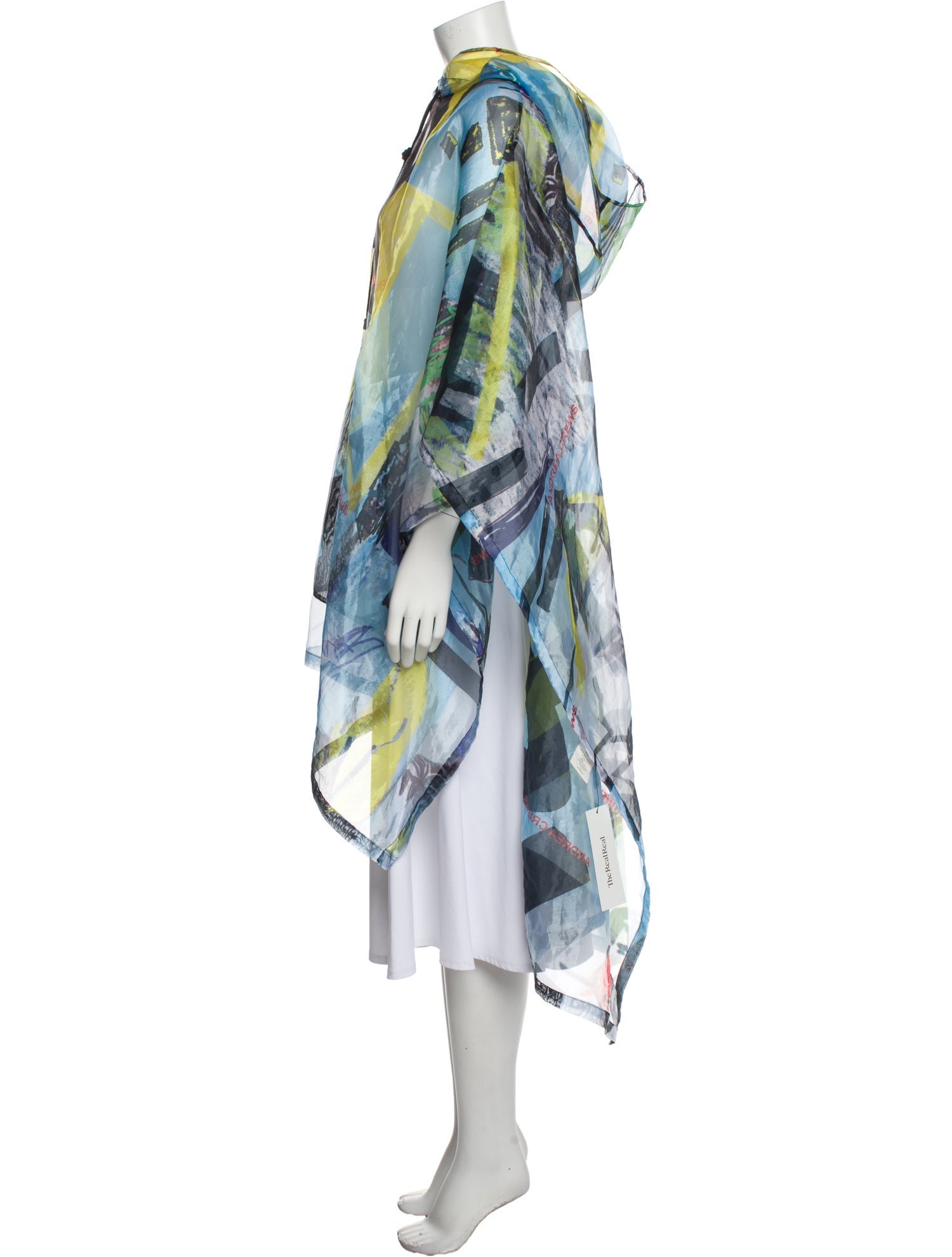 Andrea Crews Printed Poncho