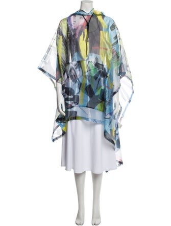 Andrea Crews Printed Poncho