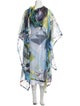 Andrea Crews Printed Poncho