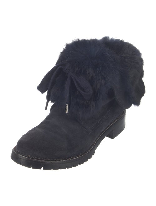 Andrea Gomez Suede Combat Boots