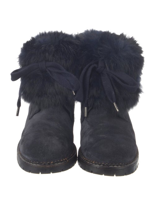 Andrea Gomez Suede Combat Boots