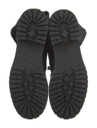 Andrea Gomez Denim Distressed Accents Boots