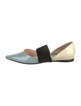Andrea Gomez Patent Leather D'Orsay Flats
