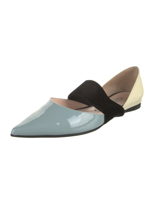 Andrea Gomez Patent Leather D'Orsay Flats