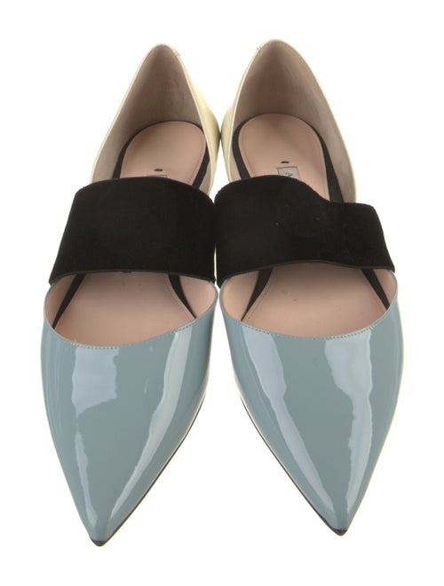 Andrea Gomez Patent Leather D'Orsay Flats