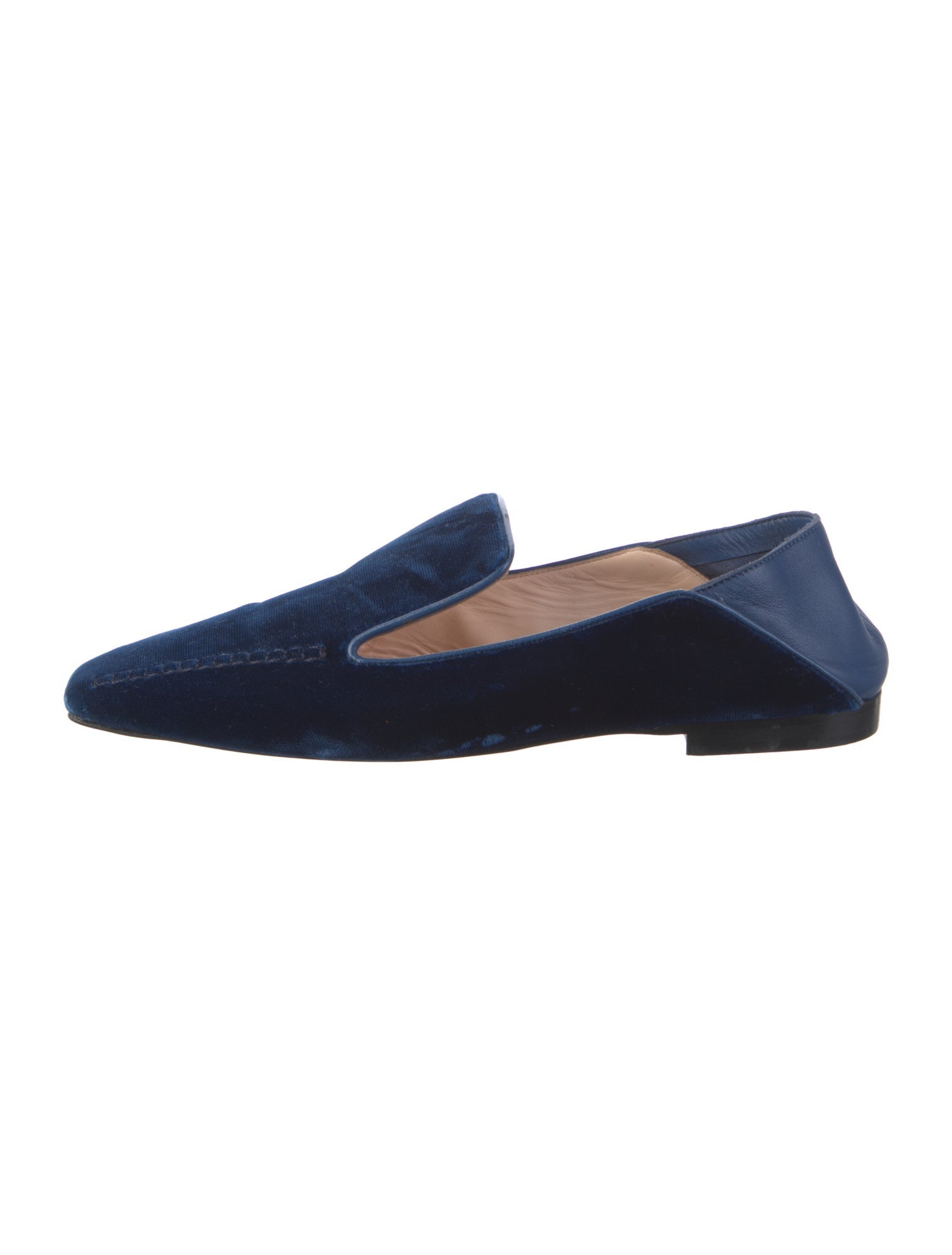Andrea Gomez Velvet Loafers