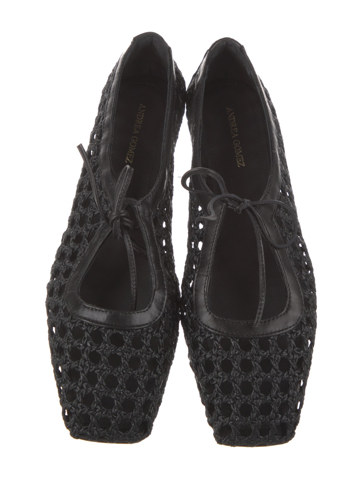 Andrea Gomez Leather Flats