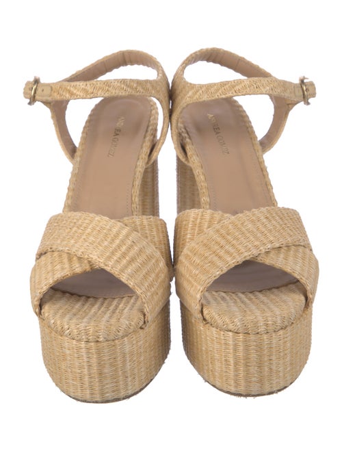 Andrea Gomez Raffia Espadrilles