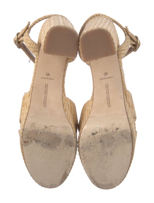 Andrea Gomez Raffia Espadrilles