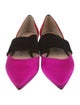 Andrea Gomez Satin D'Orsay Flats