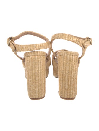 Andrea Gomez Raffia Espadrilles