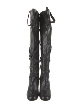 Andrea Gomez Leather Boots