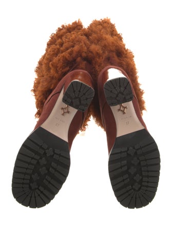 Andrea Gomez Mongolian Lamb Snow Boots