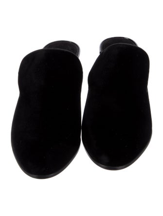 Andrea Gomez Velvet Mules