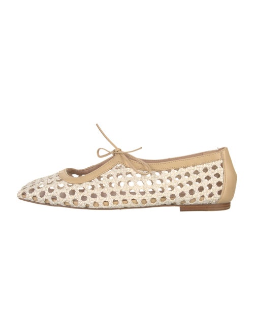 Andrea Gomez Jute Colorblock Pattern Ballet Flats