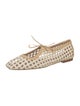 Andrea Gomez Jute Colorblock Pattern Ballet Flats