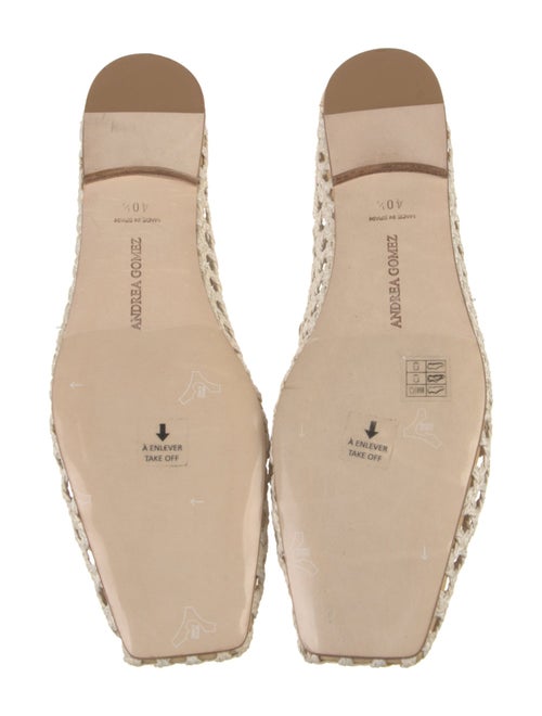 Andrea Gomez Jute Colorblock Pattern Ballet Flats
