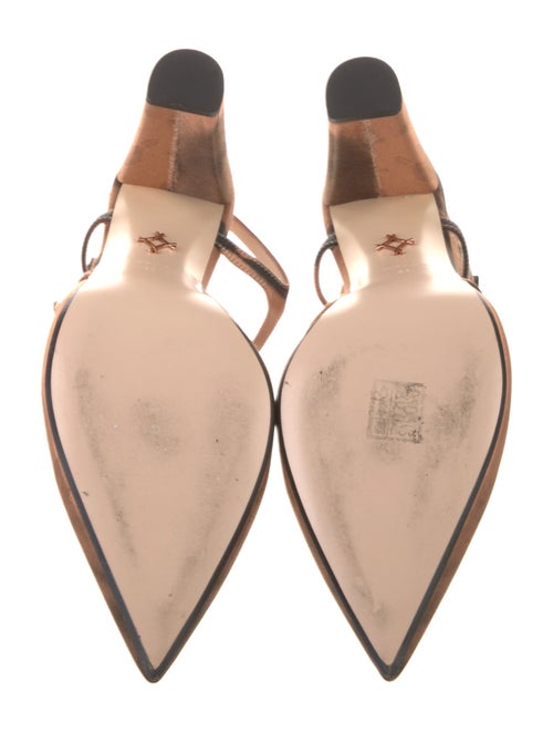 Andrea Gomez Satin Slingback Pumps