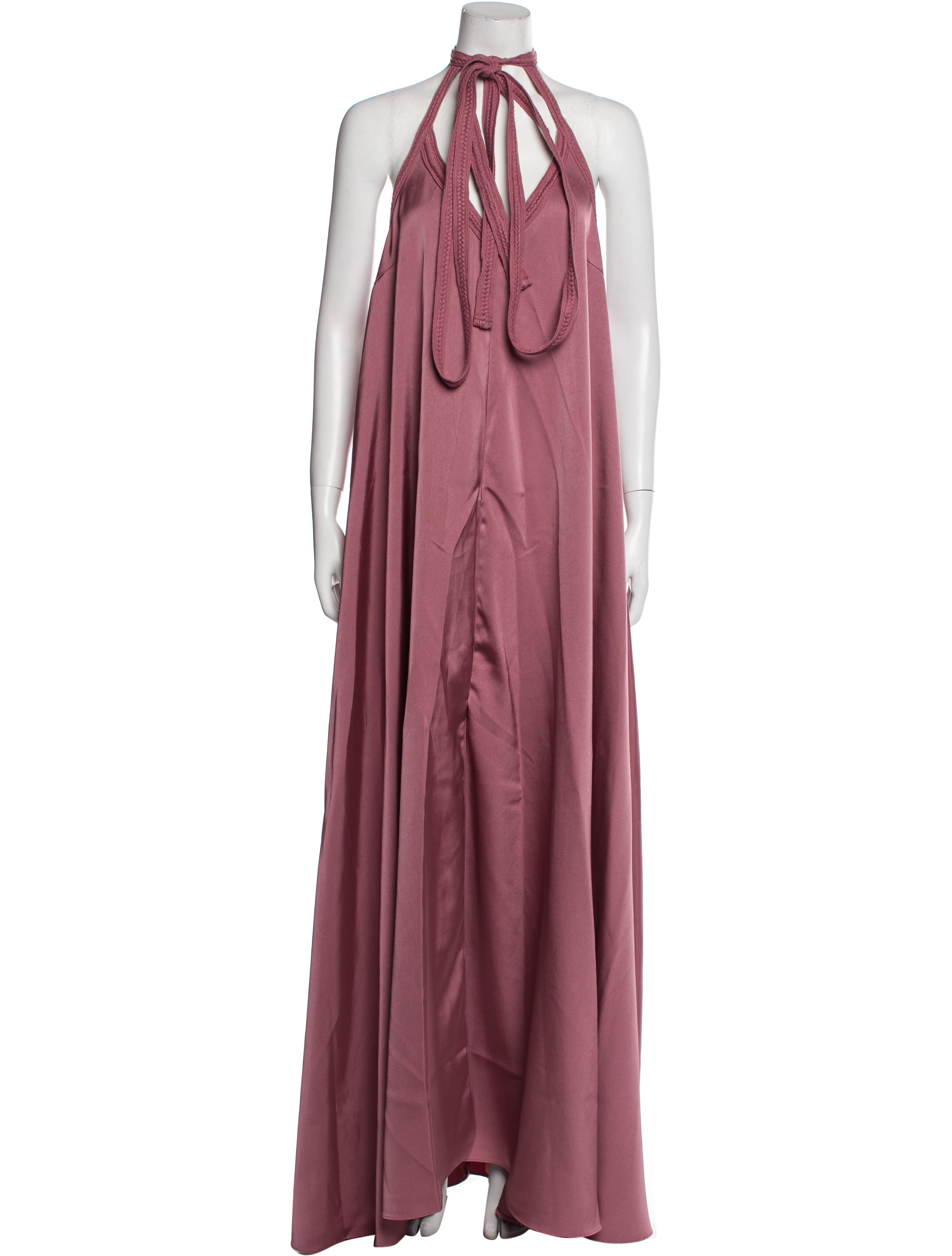 Andrea Iyamah Halterneck Long Dress