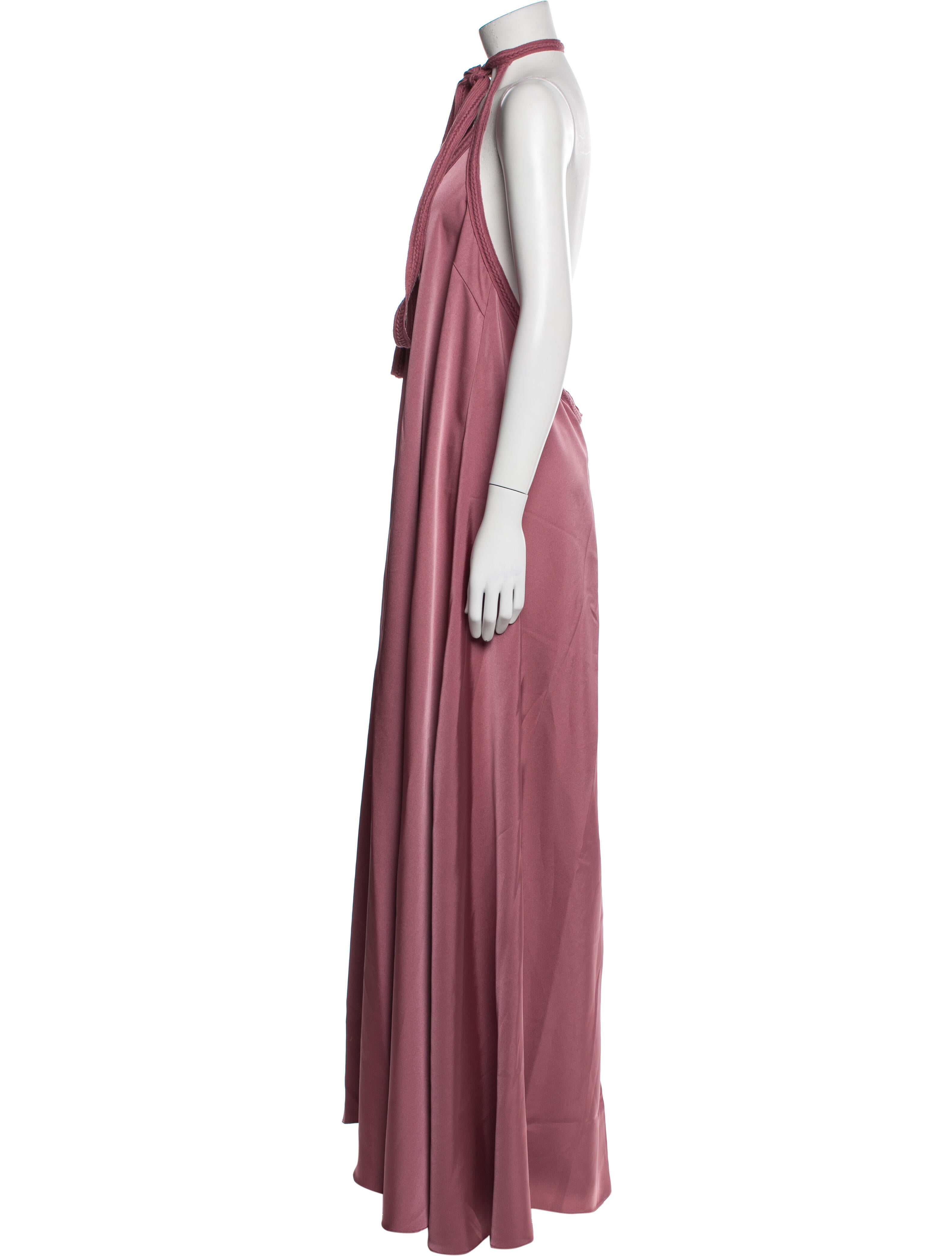 Andrea Iyamah Halterneck Long Dress