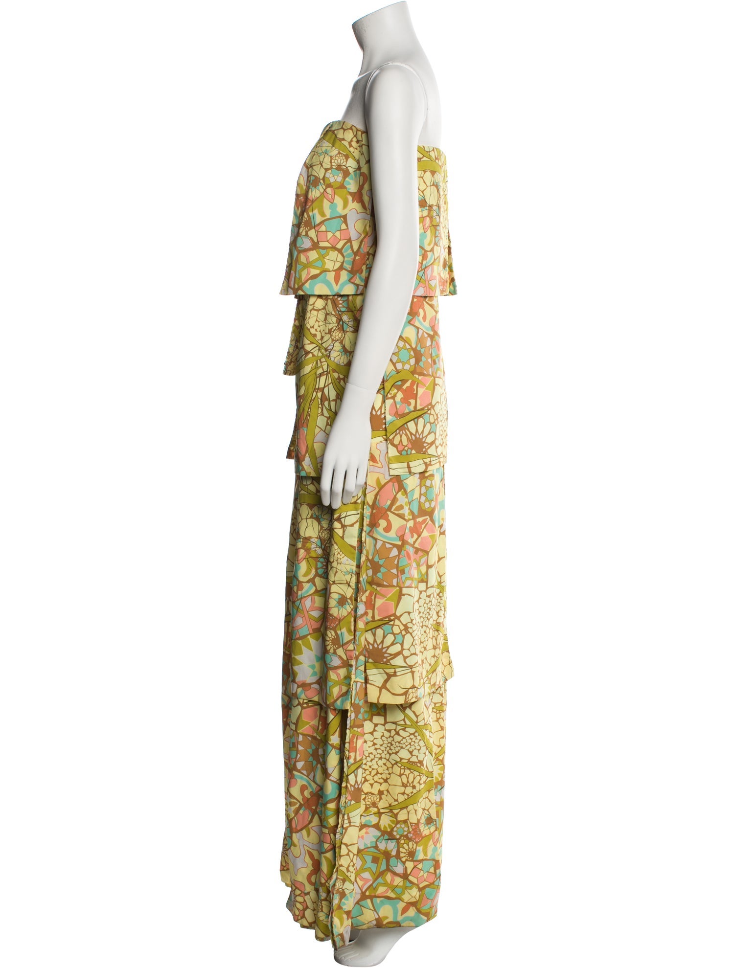 Andrea Iyamah Printed Long Dress