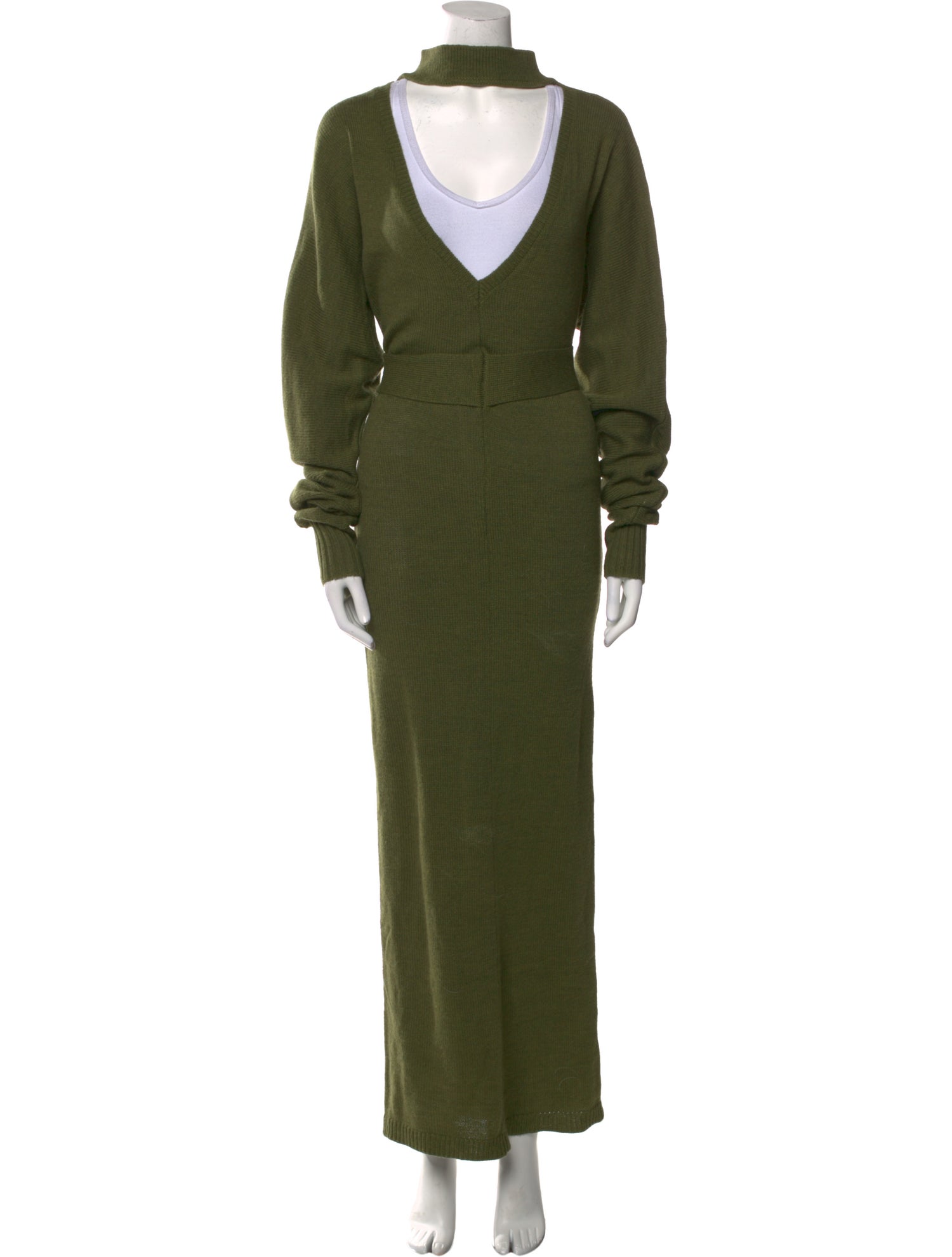 Andrea Iyamah Turtleneck Long Dress