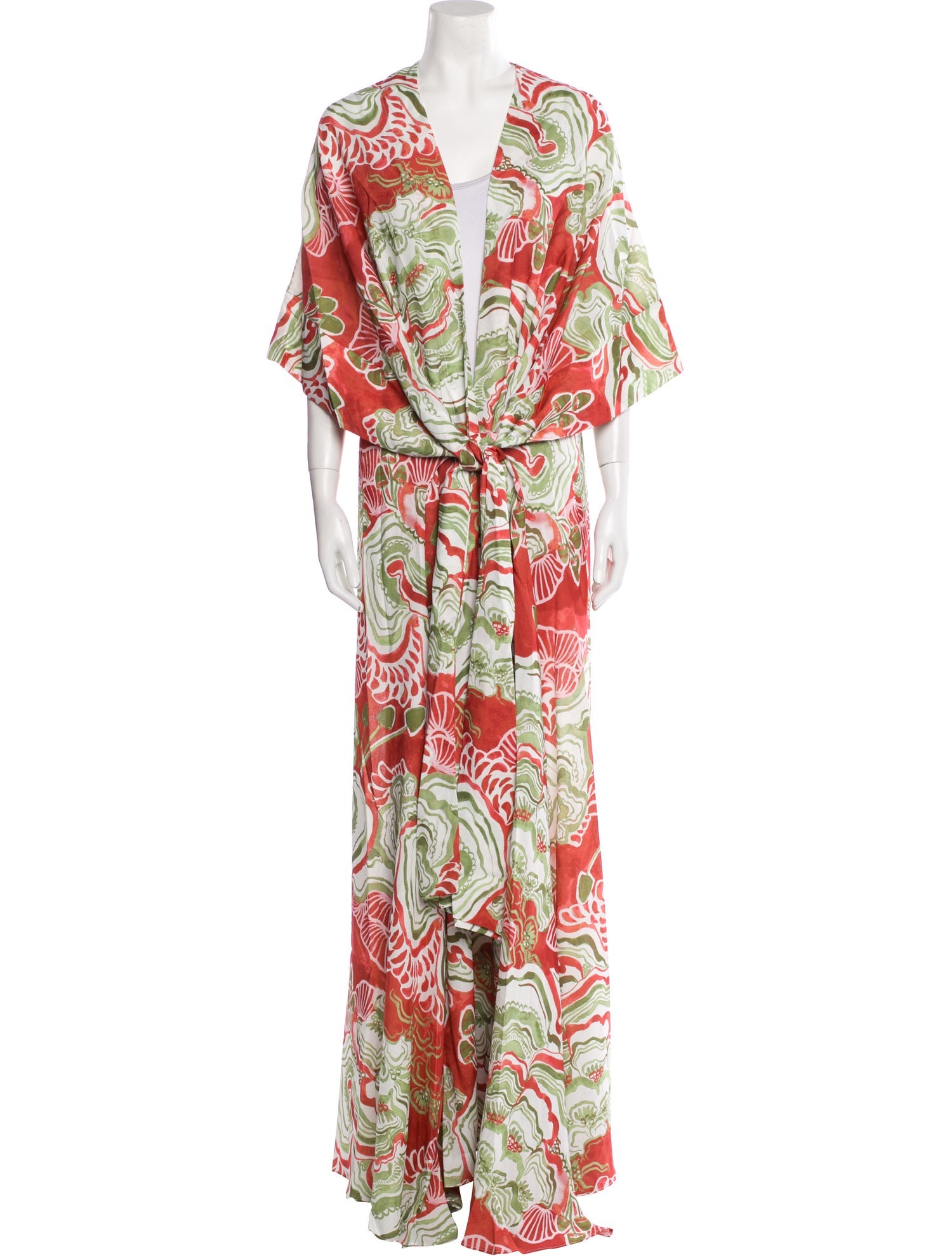 Andrea Iyamah Printed Robe w/ Tags