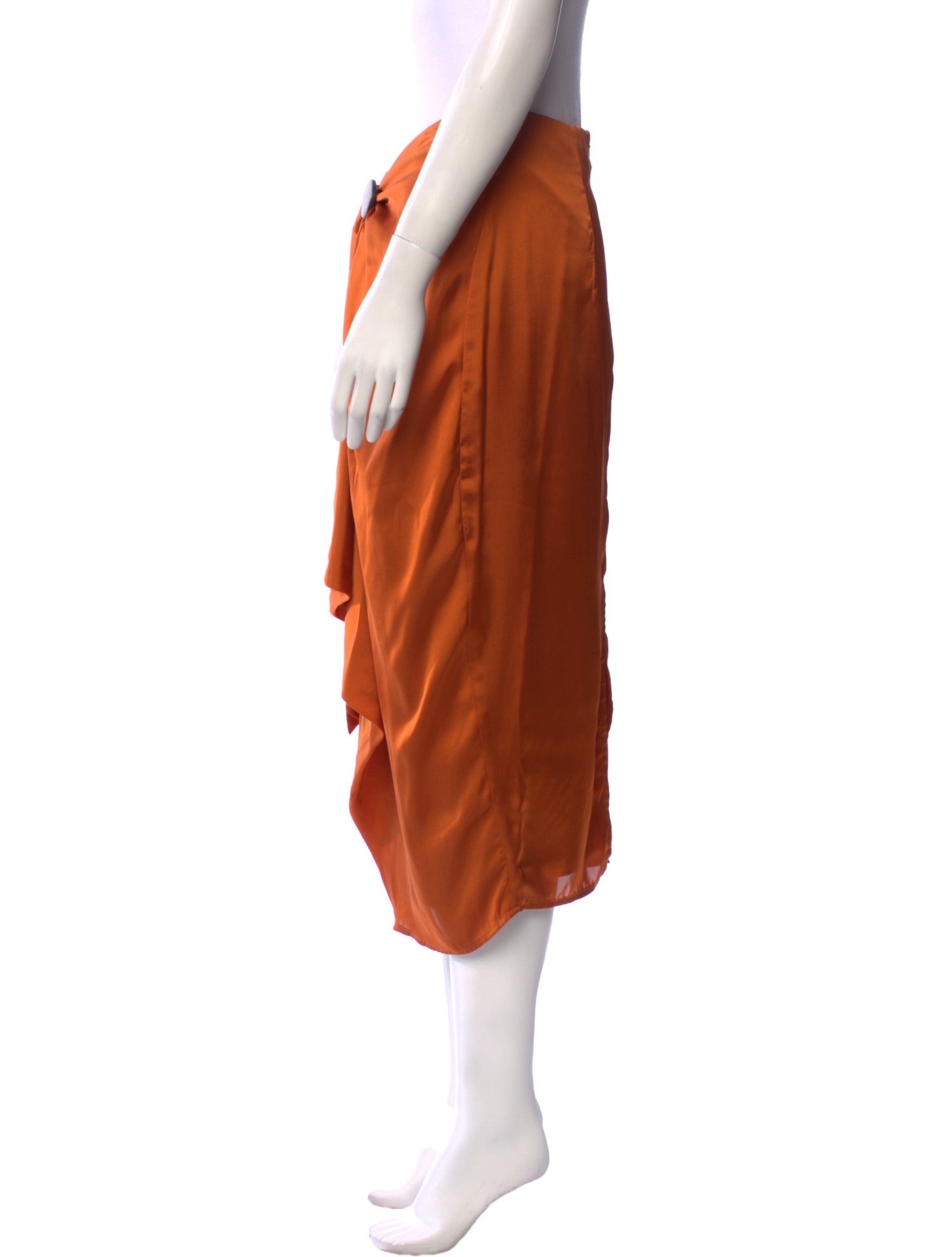 Andrea Iyamah Ruffle Embellishment Midi Length Skirt