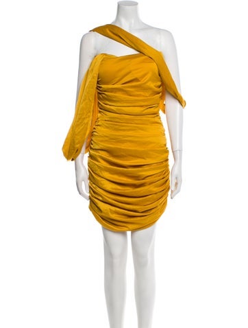 Andrea Iyamah Dresses One-Shoulder Knee-Length Dress M