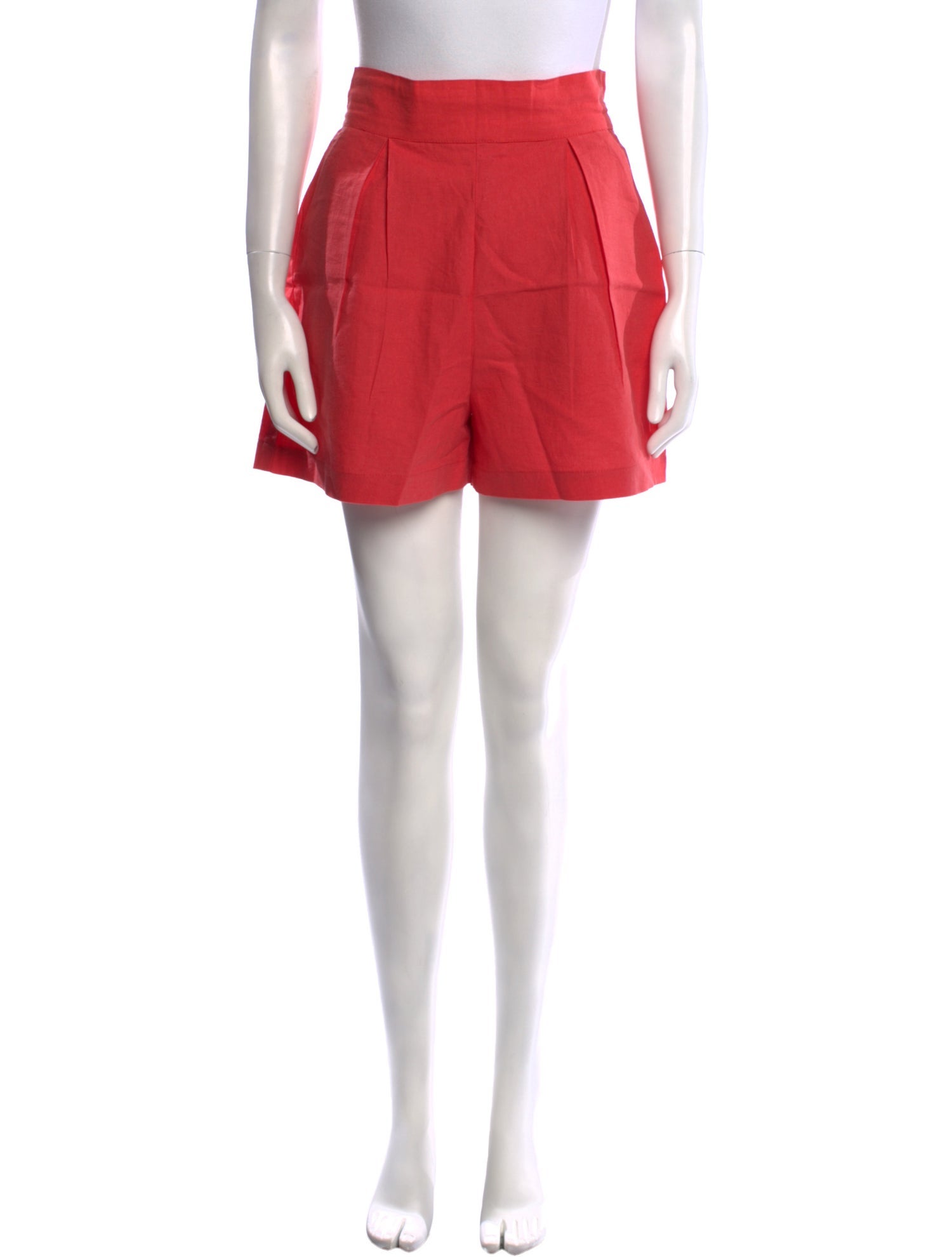 Andrea Iyamah Linen Mini Shorts