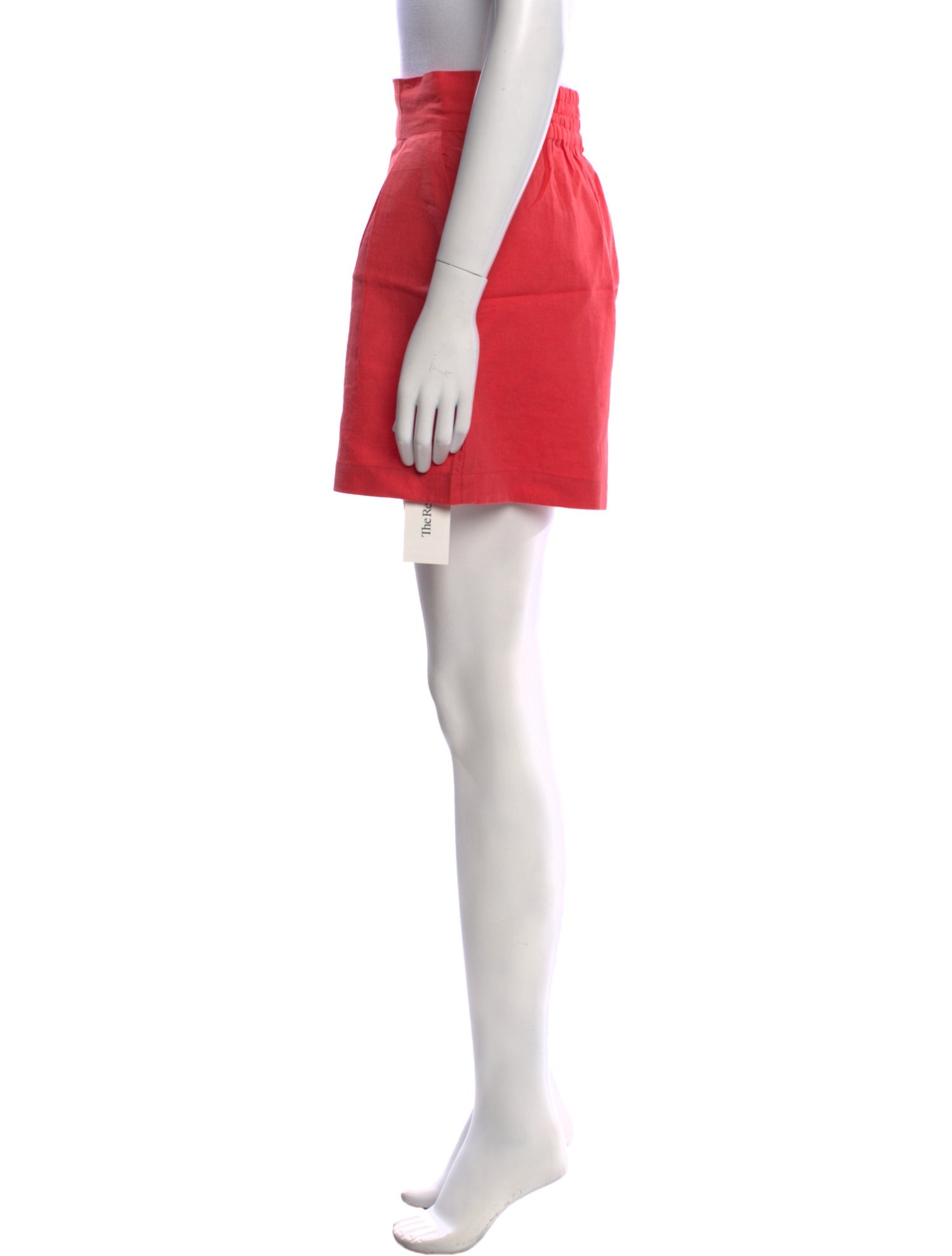 Andrea Iyamah Linen Mini Shorts