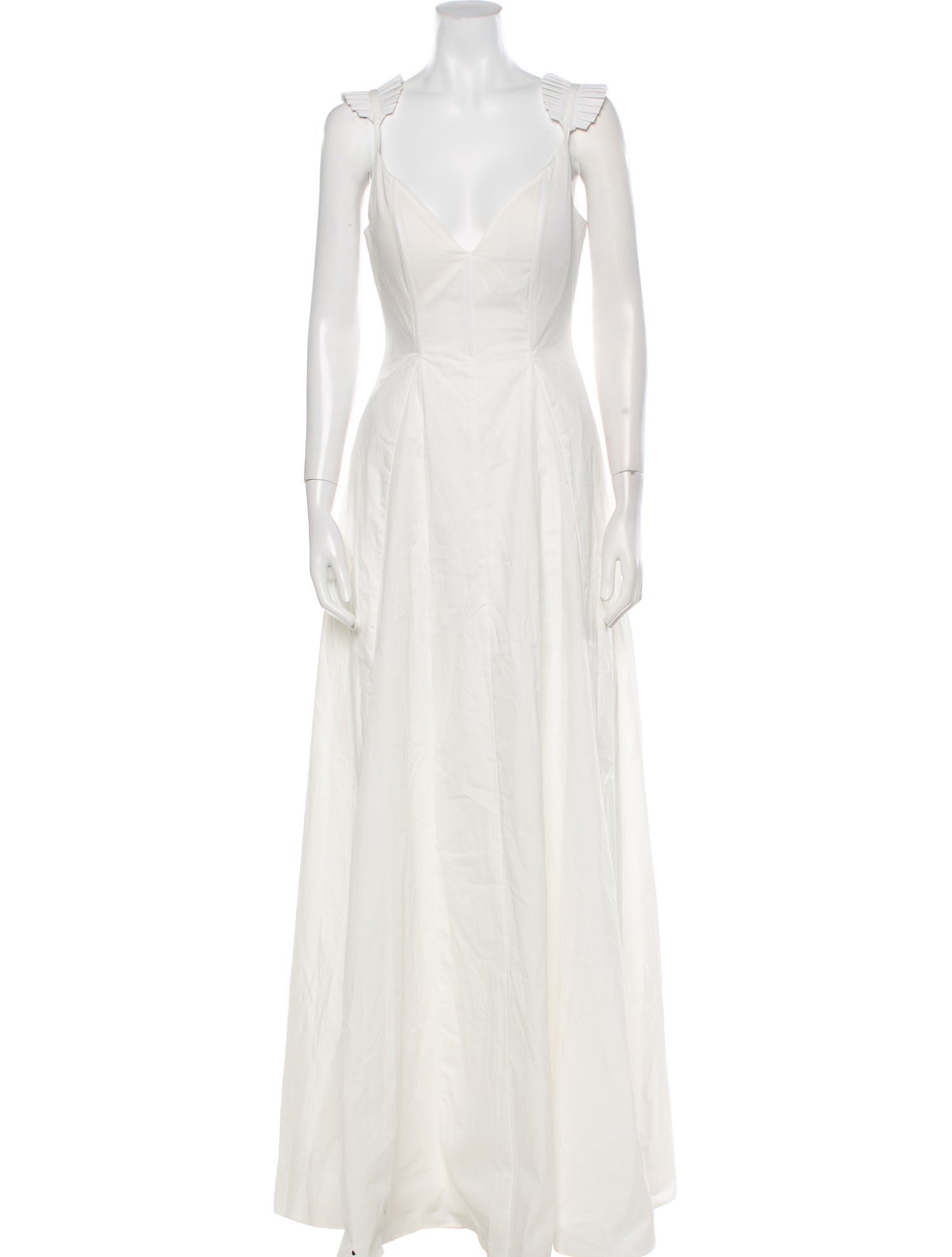 Andrea Iyamah V-Neck Long Dress