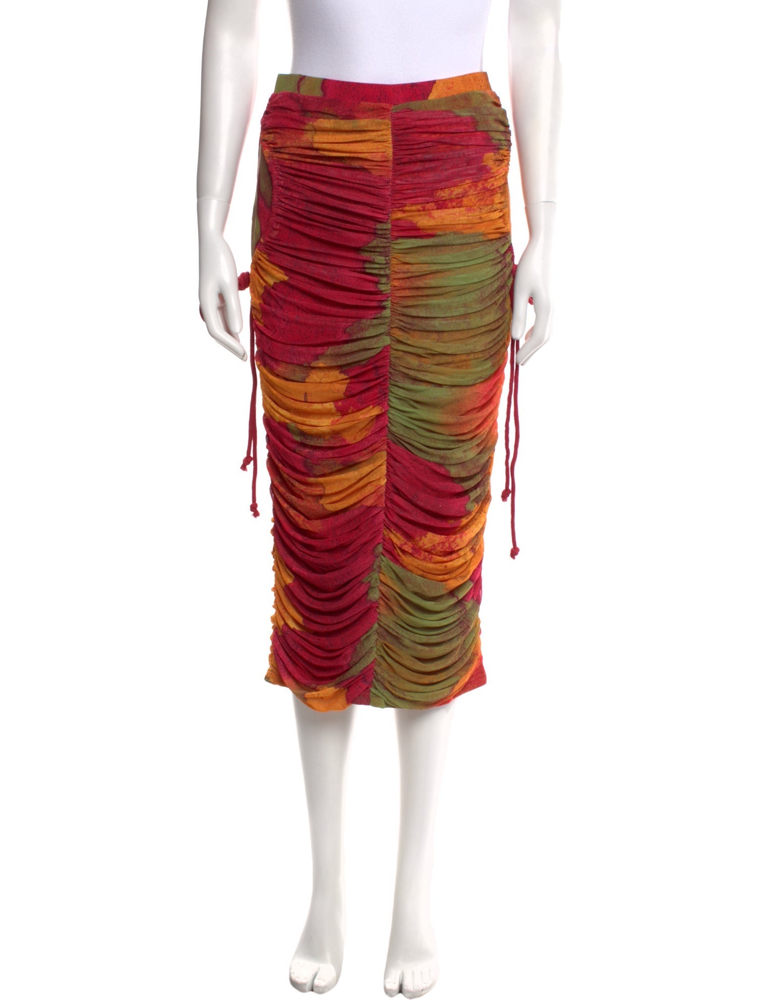 Andrea Iyamah Striped Midi Length Skirt w/ Tags