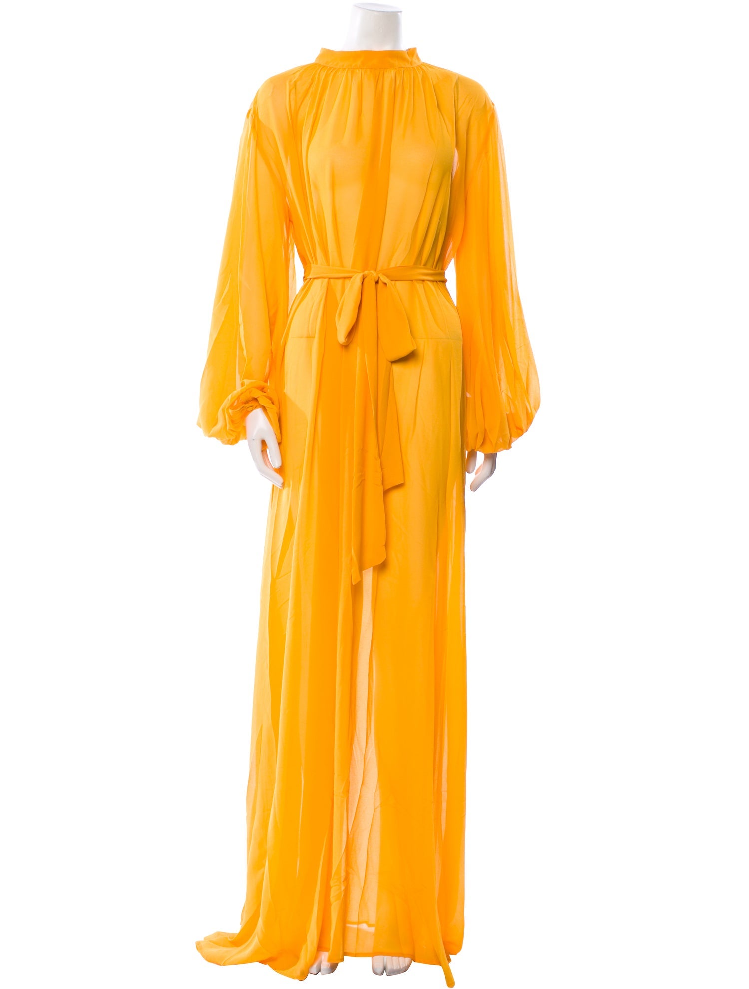 Andrea Iyamah Mock Neck Long Dress