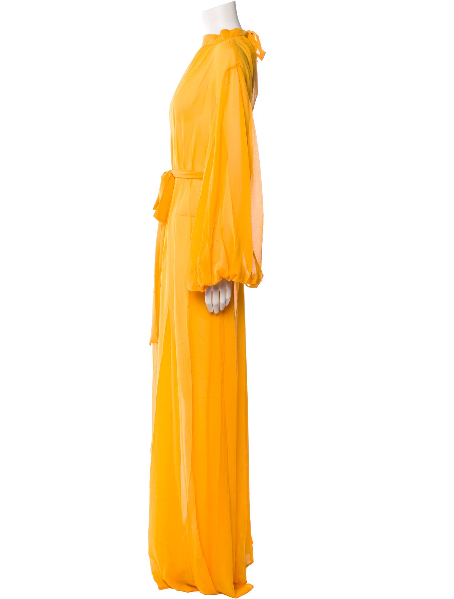 Andrea Iyamah Mock Neck Long Dress