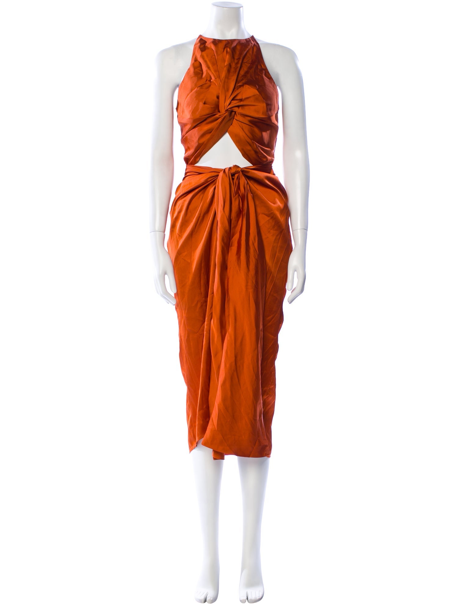 Andrea Iyamah Halterneck Long Dress