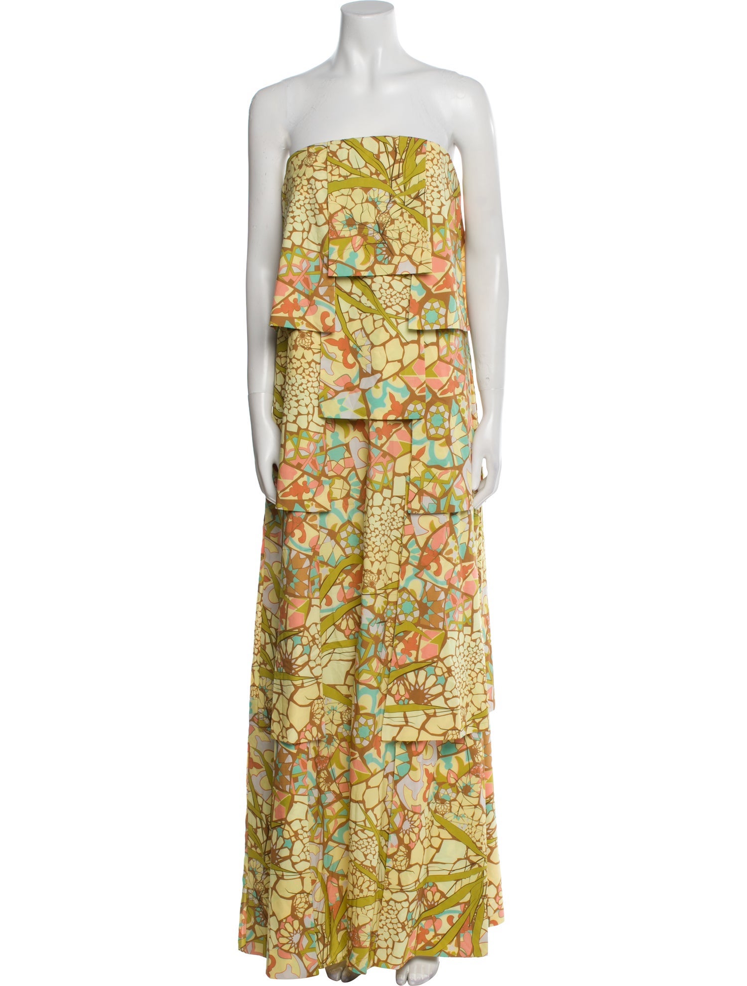Andrea Iyamah Printed Long Dress w/ Tags