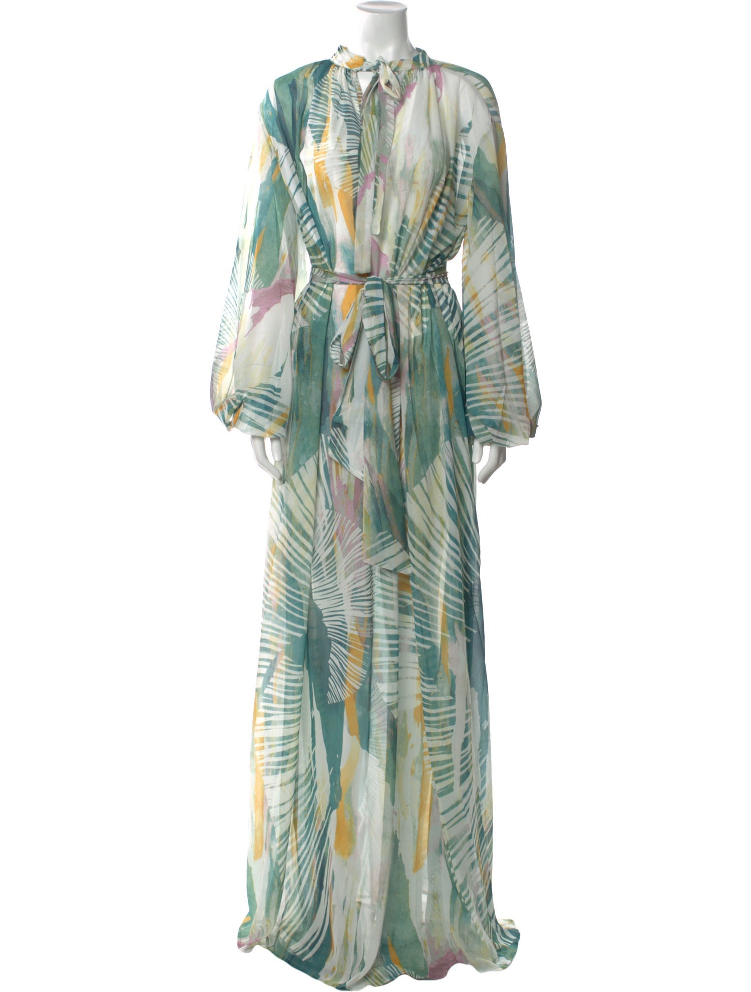 Andrea Iyamah Printed Long Dress w/ Tags