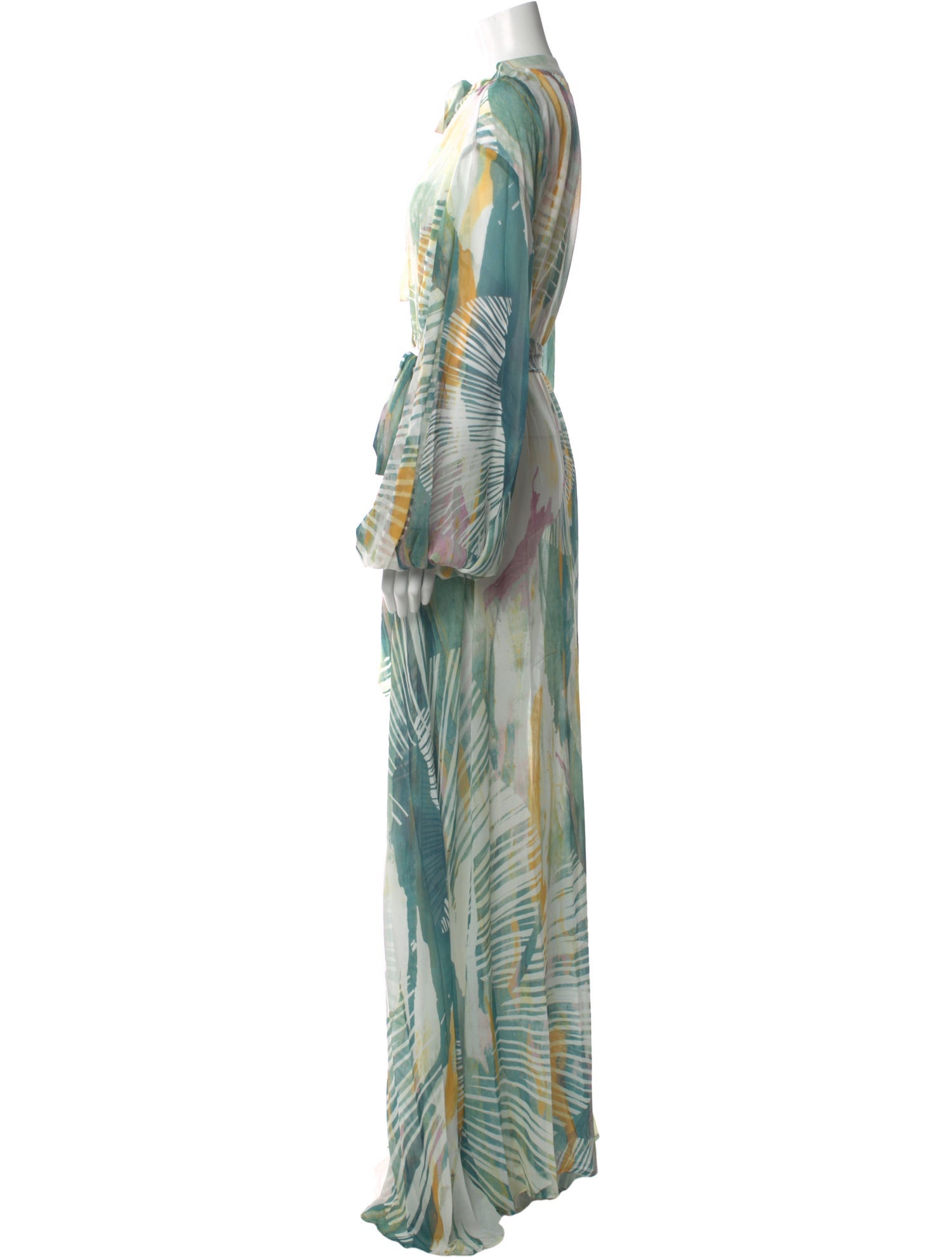 Andrea Iyamah Printed Long Dress w/ Tags
